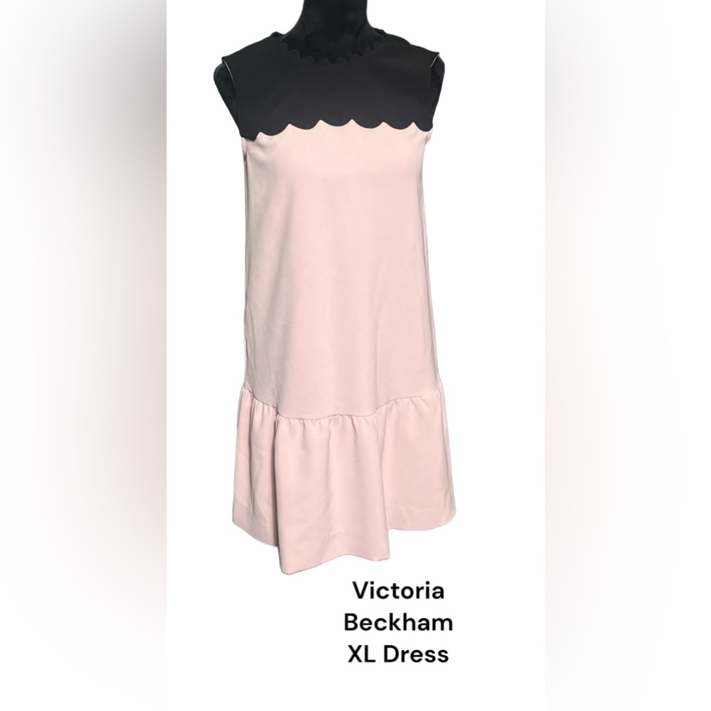 Victoria Beckham, Size XL, Pink/Black, Sleeveless Dress.K33